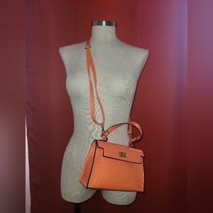 Croc Print Orange Purse PLT, Pretty Little Thing